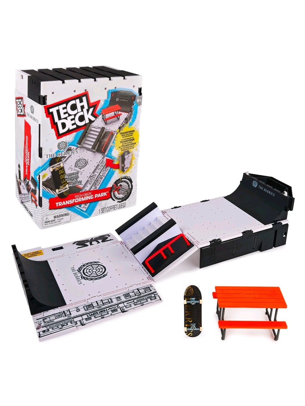 Tech Deck The Berrics Transforming Park Foldable Playset